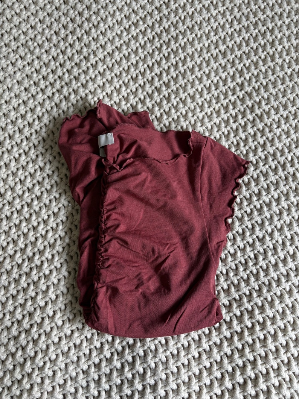 LOFT Ruched Short Sleeve Top - Picture 2 of 6